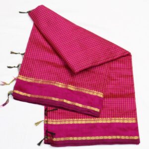 Buy SAMVITA's Rust Kalyani Cotton Silk Saree For Women Online at Best  Prices in India - JioMart.
